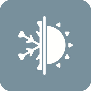 Heating and cooling Icon