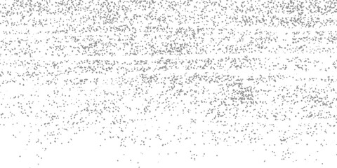 Grunge halftone gradient background. Faded grit noise texture. White and black sand wallpaper. Retro pixelated backdrop. Anime or manga style comic overlay. Vector graphic design textured template