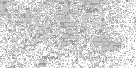 Grunge halftone gradient background. Faded grit noise texture. White and black sand wallpaper. Retro pixelated backdrop. Anime or manga style comic overlay. Vector graphic design textured template