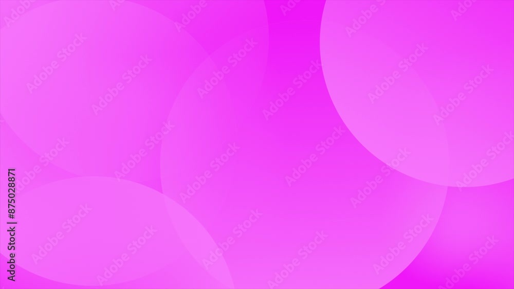 Poster pink color multiple circular shapes simple and elegant futuristic geometrical background
