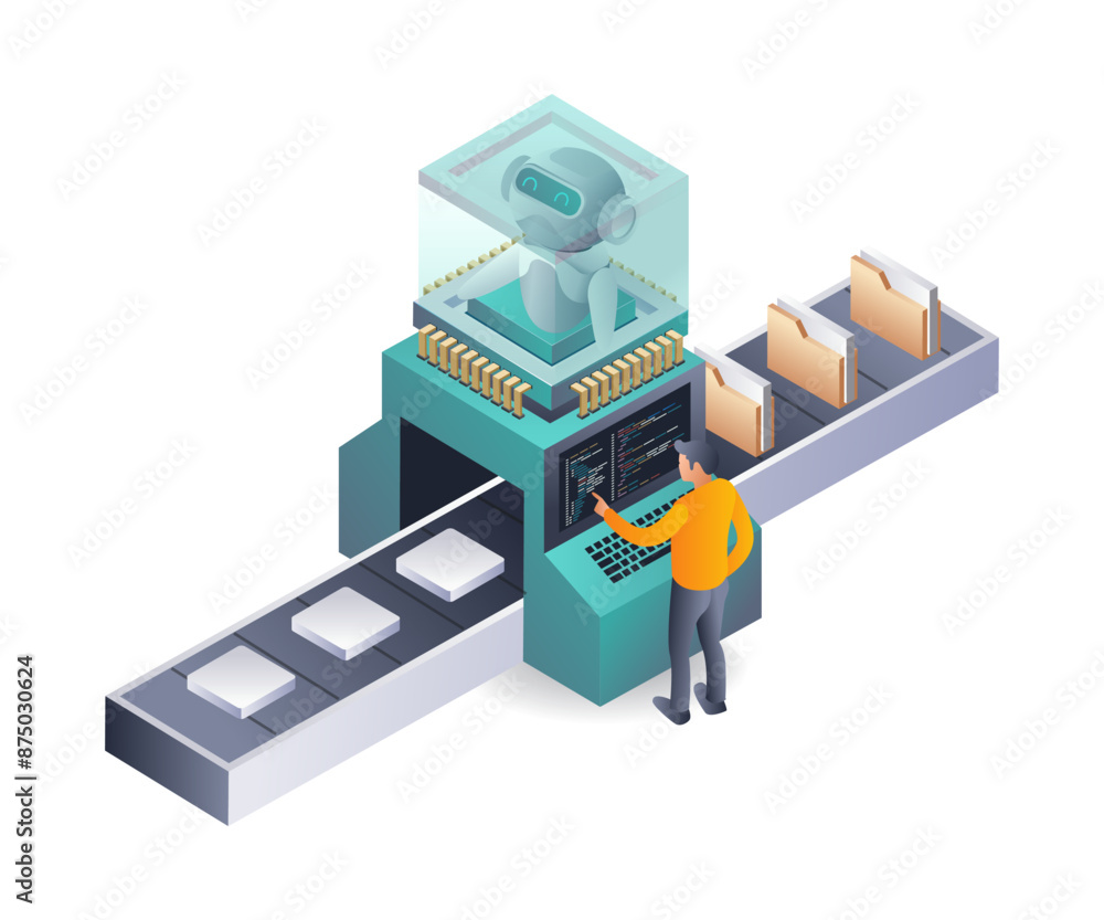 Poster Artificial Intelligence Robot Programmer
