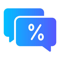 chat gradient icon