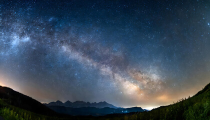 Fototapeta premium Milky way image. Generative AI.