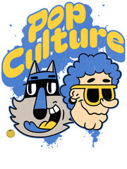 Support your Local Pop Culture Graphic Tshirt Design