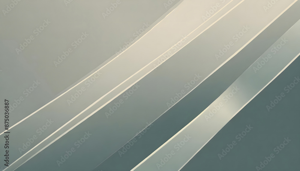 Poster neutral abstract background. minimal poster template with diagonal shapes. calm design. generative a