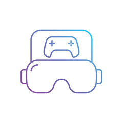 Vr Game vector icon