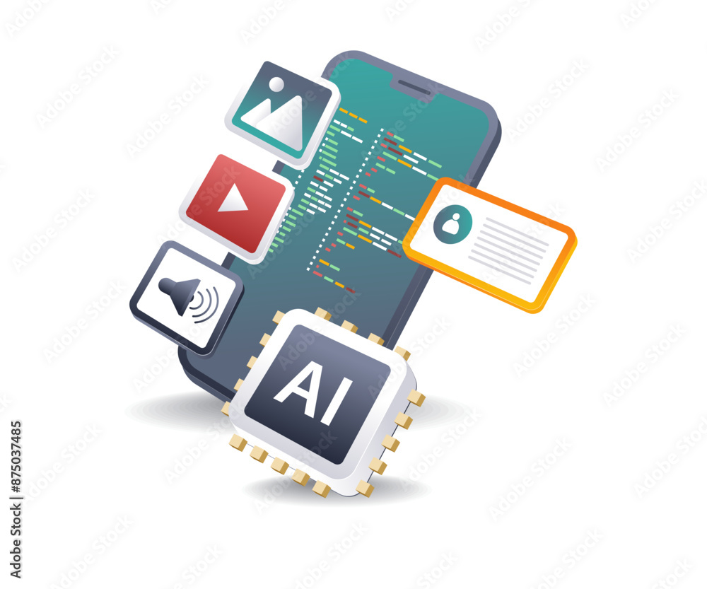 Aufkleber AI Applications in Smartphone Programming