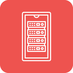 Mobile server Icon