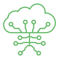 Cloud computing Icon