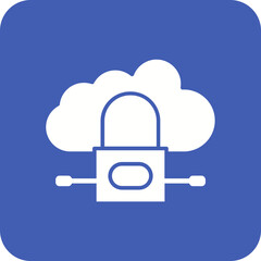 Cloud lock Icon