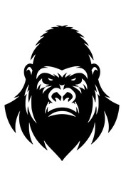 Fototapeta premium Monkey SVG, Baboon SVG, Gorilla SVG, Chimpanzee SVG, Banana SVG, Monkey laugh SVG, Monkey Silhouette, Monkey Vector, Clipart, Cut file for Cricut SVG, JPG, PNG