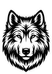 Fototapeta premium Wolf SVG, Peeking Wolf SVG, Cute Wolf, Predator SVG, Wolf Howling SVG, Animals SVG, Wolf Silhouette, Wolf in Bow, Wolf Vector, Clipart, Cut file for Cricut SVG, JPG, PNG