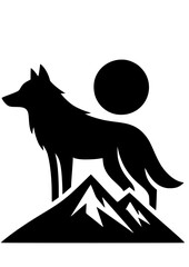 Wolf SVG, Peeking Wolf SVG, Cute Wolf, Predator SVG, Wolf Howling SVG, Animals SVG, Wolf Silhouette, Wolf in Bow, Wolf Vector, Clipart, Cut file for Cricut SVG, JPG, PNG