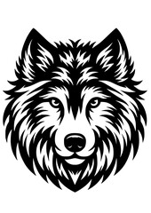 Fototapeta premium Wolf SVG, Peeking Wolf SVG, Cute Wolf, Predator SVG, Wolf Howling SVG, Animals SVG, Wolf Silhouette, Wolf in Bow, Wolf Vector, Clipart, Cut file for Cricut SVG, JPG, PNG