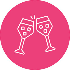 Juice glasses Icon