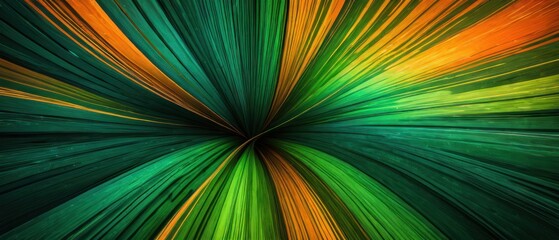 Obraz premium Abstract colorful waves in motion across a dark background, creating a dynamic and energetic visual effect.