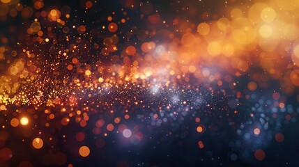 Fototapeta premium Abstract background with light effects and bokeh, dynamic and full of energy 