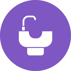 Hair wash sink Icon