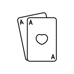Cards vector icon