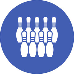 Fototapeta premium Bowling Icon