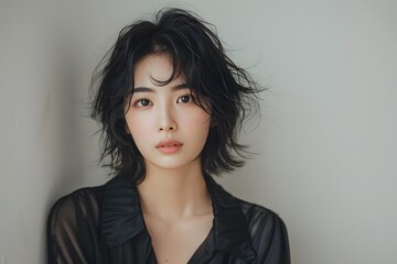 Fototapeta premium Beautiful Asian girl model