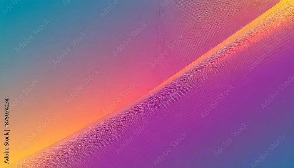 Poster retro gradient background. generative ai.