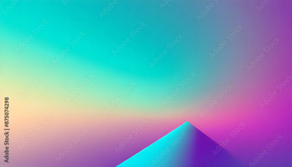 Poster retro gradient background. generative ai.