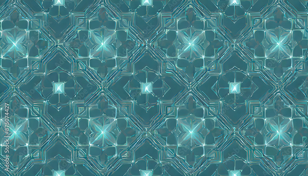 Poster seamless pattern background. generative ai.