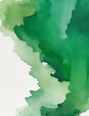 Obraz premium abstract green splashes background - Generative AI