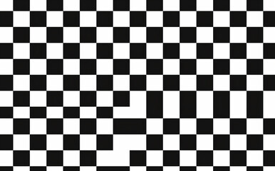Black and white checkered pattern background presentation design