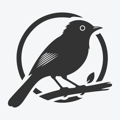 Graceful Bulbul Silhouette, Capturing the Elegance of Nature