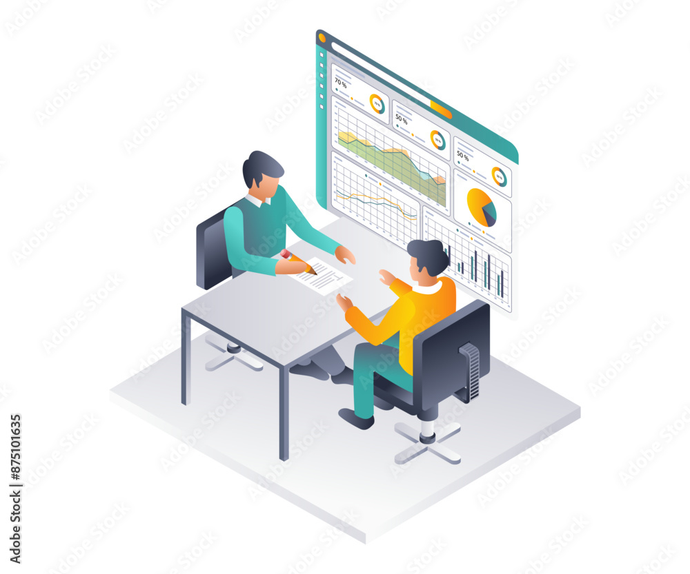 Poster trends shaping business data analysis strategies