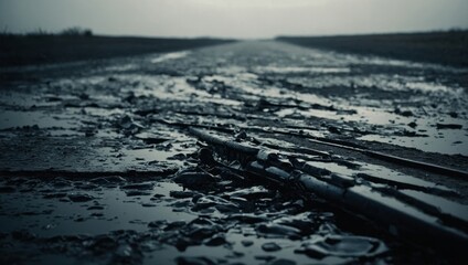 There has abstract inages 