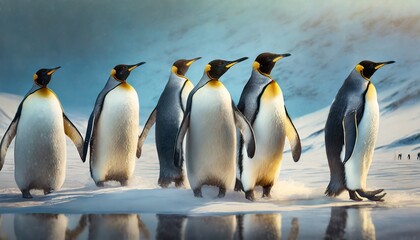 Fototapeta premium emperor penguin colony