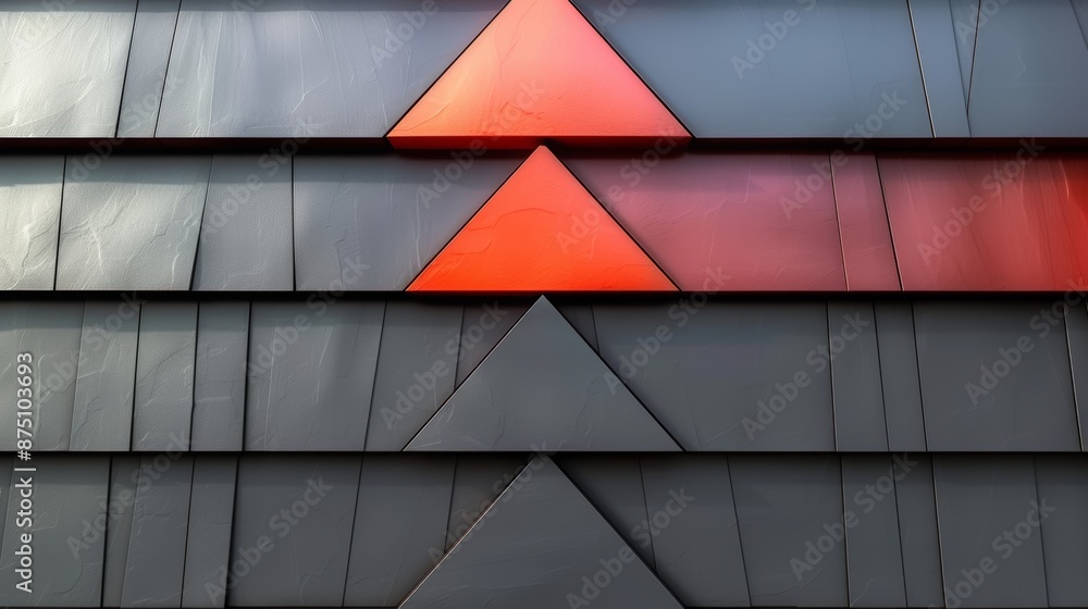 Poster colorful abstract design with geometric shapes and gradients background, overlapping layers on grung
