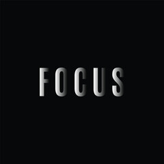 Focus T-shirt Design, Typography, Poster, Illustration