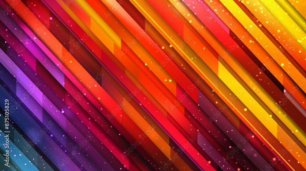 Poster colorful abstract design with geometric shapes and gradients background, overlapping layers on grung