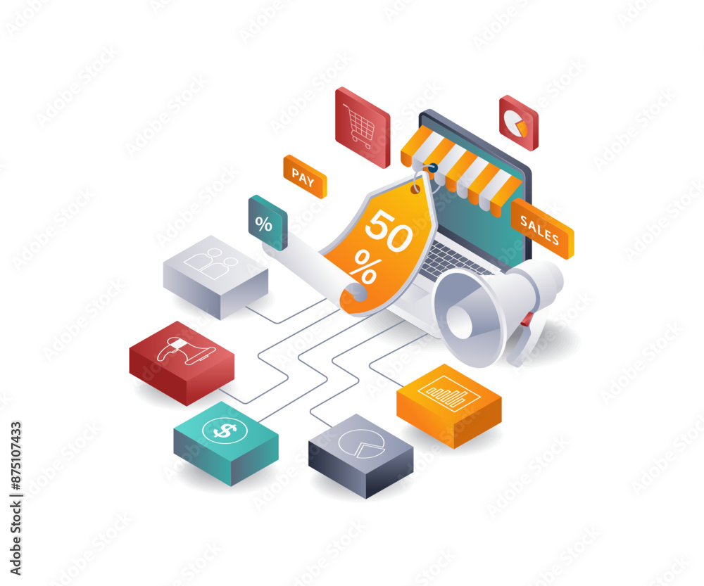 Poster optimizing landing page development for online marketplace networks