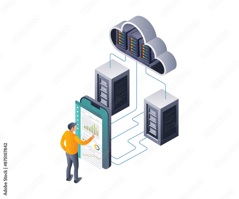 Poster network data management and analytics for cloud servers