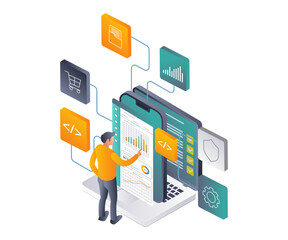Network Data Analysis in Smartphone Applications and Computer Technology