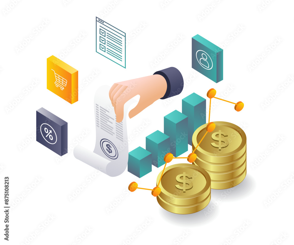 Aufkleber Optimizing Data Analysis for Business Development