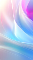 Obraz premium Digital color transparent gradient holographic glass abstract poster mobile phone background