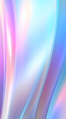Fototapeta premium Digital color transparent gradient holographic glass abstract poster mobile phone background