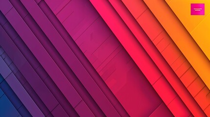 Obraz premium Refined and dynamic with symmetrical geometric elements, crisp patterns, and balanced color gradients; a bold, attractive, and professional design. Illustration, Image, , Minimalism,