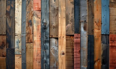 Reclaimed wooden boards with texture
