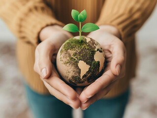 Business team implementing carbon neutrality plans to support climate health