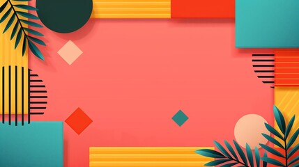 Dynamic and impactful abstract illustration with refined geometric elements, detailed patterns, and balanced color schemes; a bold, stylish, and professional visual appeal. Illustration, Image, ,