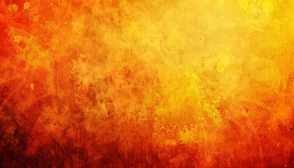 Abstract background with warm autumn colors, orange and yellow gradient, grunge texture, ideal for text.