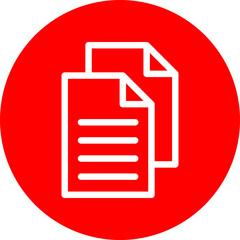 Copy Vector Line White Circle Red