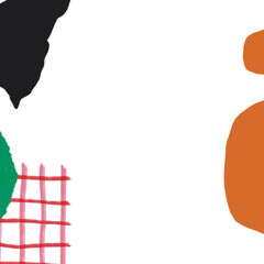 Abstract collage frame 